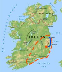 Karte Irland Sterntouren